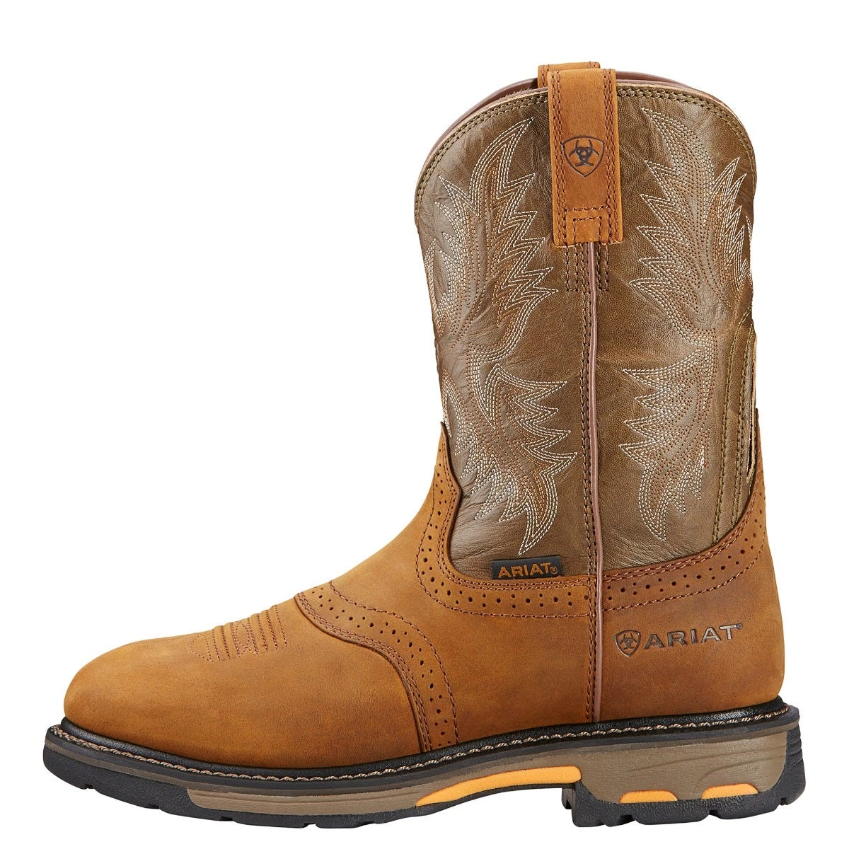 Ariat Boots 10001188 Men's Pull On Workhog Cowboy Boots 5 Ariat Boots 10001188 Men's Pull On Workhog Cowboy Boots - Image 3