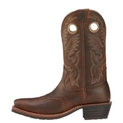 Ariat Boots: Men's 10002227 Square Toe Roughstock Cowboy Boots 10 Ariat Boots: Men's 10002227 Square Toe Roughstock Cowboy Boots -Men's Work Boots Store 10002227 side