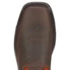 Ariat 10005888 Men's Workhog Orange Square Toe Cowboy Boots -Men's Work Boots Store 10005888 toe