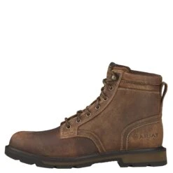 Ariat 10016256 Men's Groundbreaker Maverick 6" Work Boots 10 Ariat 10016256 Men's Groundbreaker Maverick 6" Work Boots -Men's Work Boots Store 10016256 side