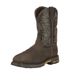 Ariat Boots: Men's Met Guard 10016265 Workhog H2O Composite Toe Work Boots -Men's Work Boots Store 10016265 3 4