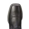 Ariat Boots: Men's 10023361 Black Deertan Sport Patriot Western Boot -Men's Work Boots Store 10023361 toe