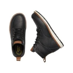 Keen Utility Boots: Men's 1020053 Black Caramel Cafe Aluminum Toe 6" San Jose EH Work Boot -Men's Work Boots Store 1020053 pld 1 edit