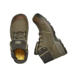 Keen Utility Boots: Men's 1026364 Military Olive Black Carbon Fiber Toe Roswell Mid 6" EH Work Boot -Men's Work Boots Store 1026364 pldedit