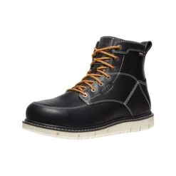 Keen Utility Boots: Men's 1027083 Black Aluminum Toe 6" CSA San Jose Waterproof EH Work Boot -Men's Work Boots Store 1027083 3q 1 edit