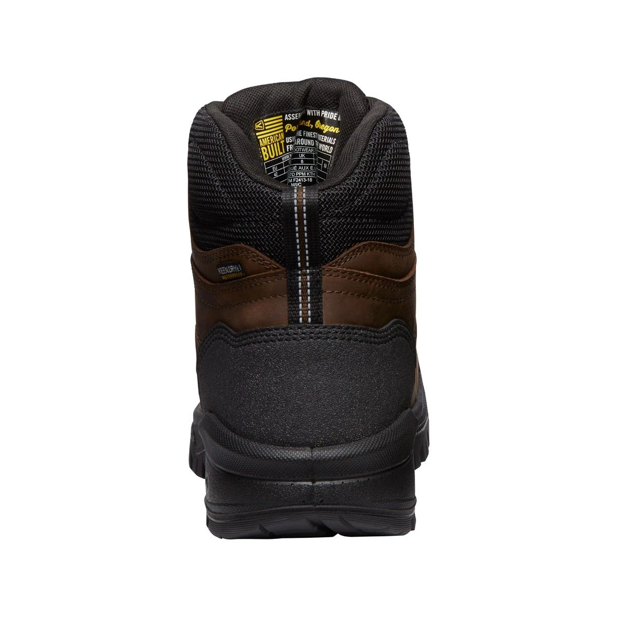 Keen Utility Boots: Men's 1027107 Dark Earth Black Carbon Fiber Toe Internal Met Gaurd 6" Waterproof Work Boot 5 Keen Utility Boots: Men's 1027107 Dark Earth Black Carbon Fiber Toe Internal Met Gaurd 6" Waterproof Work Boot - Image 3