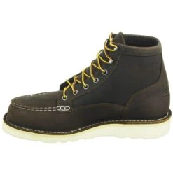 Danner Boots: Men's Brown Moc Toe 15563 Bull Run Soft Toe Work Boots -Men's Work Boots Store 15563 4 1