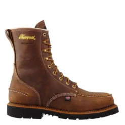 Thorogood Boots: Men's 804 3898 Brown Steel Toe 8″ Crazyhorse Waterproof Work Boot 7 Thorogood Boots: Men's 804 3898 Brown Steel Toe 8″ Crazyhorse Waterproof Work Boot -Men's Work Boots Store 1957 series 8 crazyhorse waterproof safety toe moc toe maxwear wedge 804 3898 2