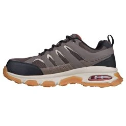 Skechers Work Shoes: Men's 200140 TPBK Taupe Black Steel Toe Skech-Air Envoy Arcket EH Work Shoe -Men's Work Boots Store 200140 tpbk dedit