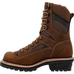 Georgia Boots: Men's GB00617 Brown Composite Toe 9" Waterproof LTX Logger Work Boot -Men's Work Boots Store 20221230082129 c68c9282 meedit