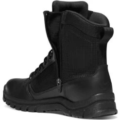Danner Boots: Men's 23824 Black 8" Side-Zip Lookout Boots -Men's Work Boots Store 23824 m alt