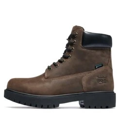 Timberland PRO Boots: Men's 38021 Brown Waterproof EH 6" Steel Toe Boots -Men's Work Boots Store 38021 6edit