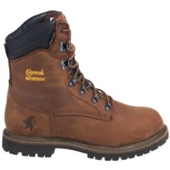 Chippewa Boots: Men's Brown 55068 Insulated Waterproof Boots -Men's Work Boots Store 55068 chippewao 01