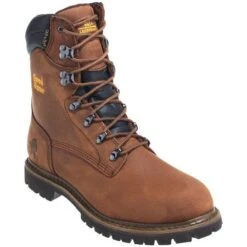 Chippewa Boots: Men's Brown 55068 Insulated Waterproof Boots -Men's Work Boots Store 55068 chippewap 01