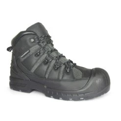 Genuine Grip Boots: Men's 6200 Black Composite Toe Trekker Puncture Resistant Work Boot