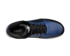 Puma Shoes: Men's 630075 Blue Black Composite Toe Mid Frontcourt Heritage Work Shoe 12 Puma Shoes: Men's 630075 Blue Black Composite Toe Mid Frontcourt Heritage Work Shoe -Men's Work Boots Store 630070 frontcourt blue blk mid top