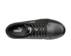 Puma Safety: Men's 640005 Black Composite-Fiberglass Toe Iconic Low Work Shoe -Men's Work Boots Store 640005 iconic black low top web