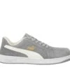 Puma Safety: Men's 640035 Grey Composite-Fiberglass Toe Iconic Suede Low Work Shoe