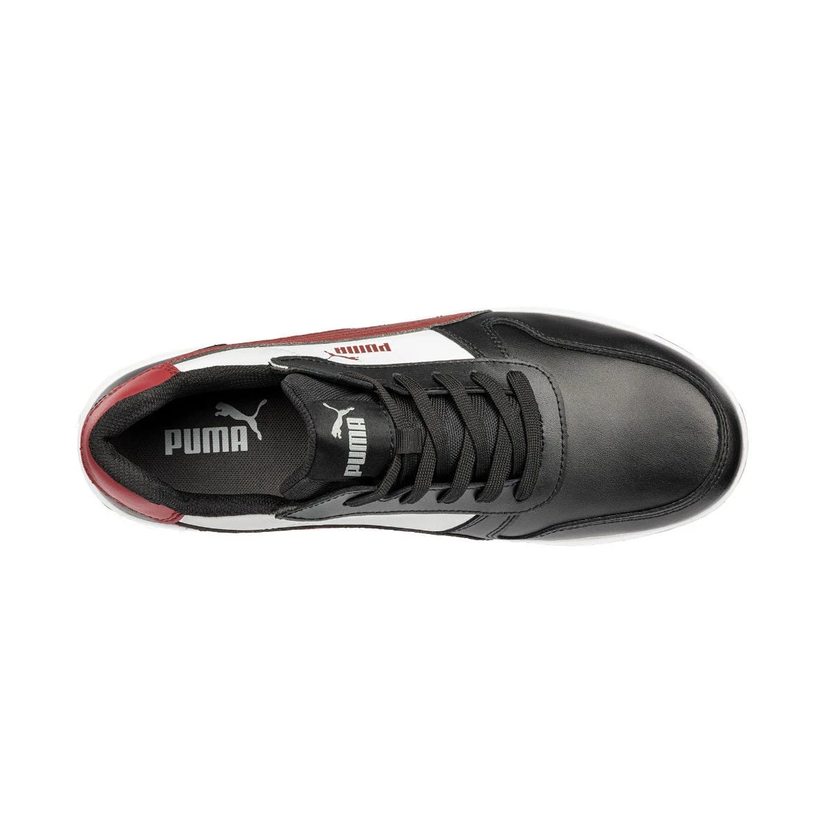 Puma Shoes: Men's 640205 Black Red White Composite Toe Low EH Frontcourt Heritage Work Shoe 6 Puma Shoes: Men's 640205 Black Red White Composite Toe Low EH Frontcourt Heritage Work Shoe - Image 4
