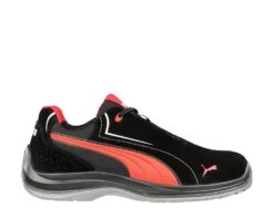 Puma Shoes: Men's 643445 Black Red Composite Toe Low Touring EH Work Shoe