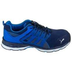 Puma Safety 643855 Men's Low Blue Velocity 2.0 SD Fiberglass Toe Work Shoes -Men's Work Boots Store 643855 2