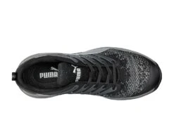 Puma Safety: Men's 644545 Charge Black Low Fiberglass Toe Athletic Work Shoe -Men's Work Boots Store 644540 charge black low top web