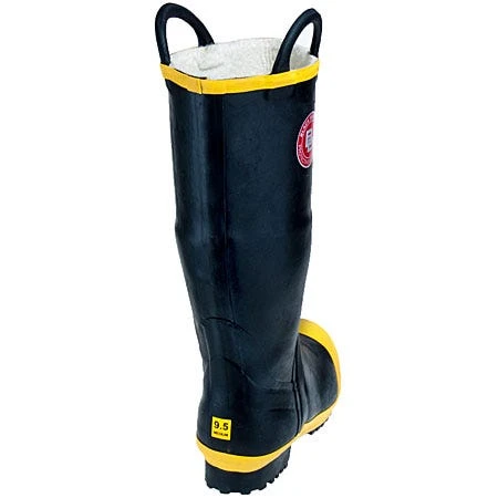 Black Diamond Boots: Men's 6999451 Steel Toe Insulated Kevlar Lined Waterproof Rubber Firefighter Boot 3 Black Diamond Boots: Men's 6999451 Steel Toe Insulated Kevlar Lined Waterproof Rubber Firefighter Boot