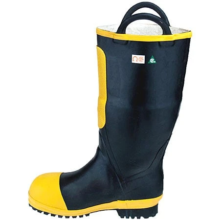 Black Diamond Boots: Men's 6999451 Steel Toe Insulated Kevlar Lined Waterproof Rubber Firefighter Boot 5 Black Diamond Boots: Men's 6999451 Steel Toe Insulated Kevlar Lined Waterproof Rubber Firefighter Boot - Image 3