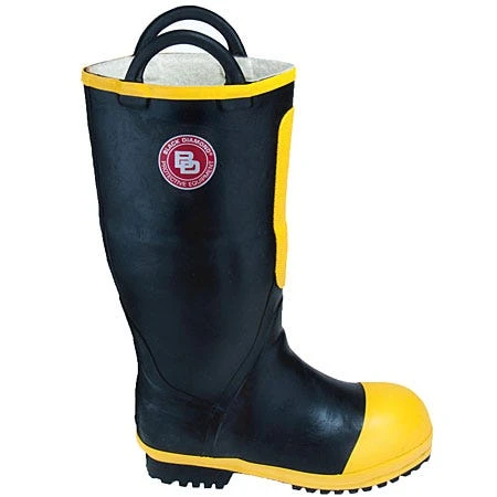 Black Diamond Boots: Men's 6999451 Steel Toe Insulated Kevlar Lined Waterproof Rubber Firefighter Boot 6 Black Diamond Boots: Men's 6999451 Steel Toe Insulated Kevlar Lined Waterproof Rubber Firefighter Boot - Image 4