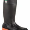 Servus Boots: Men's 75145C Black Orange Steel Toe Waterproof PVC 15IN Boot 1 Servus Boots: Men's 75145C Black Orange Steel Toe Waterproof PVC 15IN Boot -Men's Work Boots Store 75145c 1