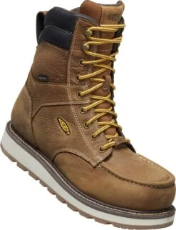Keen Utility: Men's 1025694 Belgian Sandshell Cincinnati 8" Carbon Fiber Toe Waterproof Work Boot