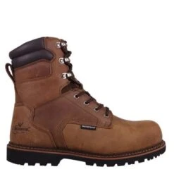 Thorogood Boots: Men's 804-3238 Brown CrazyHorse Insulated Composite Toe Work Boot -Men's Work Boots Store 804 3238 2 416x416 1