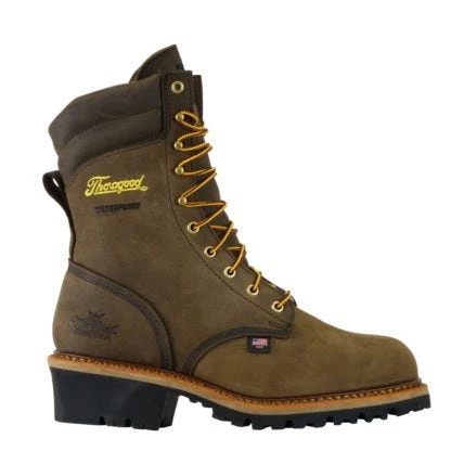 Thorogood Boots: Men's 804-3555 Brown CrazyHorse Steel Toe Logger Work Boot 4 Thorogood Boots: Men's 804-3555 Brown CrazyHorse Steel Toe Logger Work Boot - Image 2
