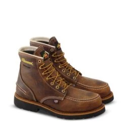 Thorogood Boots: Men's 804-3696 Brown CrazyHorse Steel Toe Work Boot -Men's Work Boots Store 804 3696 1 416x416 1