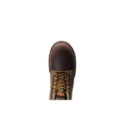 Thorogood Boots: Men's 814 4514 Brown Soft Toe USA Made American Heritage Waterproof Insulated Crazyhorse Work Boot -Men's Work Boots Store 804 4514 6edit 1