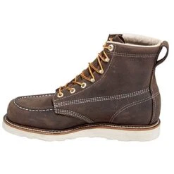 Thorogood Boots: Men's Brown Moc Toe 814-4203 USA Made American Heritage Work Boots -Men's Work Boots Store 814 4203 thorogoodi 01