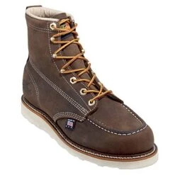 Thorogood Boots: Men's Brown Moc Toe 814-4203 USA Made American Heritage Work Boots -Men's Work Boots Store 814 4203 thorogoodp 01