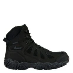 Thorogood Boots: Men's 834-6295 Black Crosstrex Mid Side Zip Waterproof Hiker -Men's Work Boots Store 834 6295 2 416x416 1
