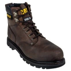 Caterpillar Boots: Men's Steel Toe EH 89586 Brown Boots 15 Caterpillar Boots: Men's Steel Toe EH 89586 Brown Boots -Men's Work Boots Store 89586 1