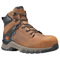Timberland Pro Boots: Men's A1RVS Tan Hypercharge Composite Toe Waterproof Work Boot 9 Timberland Pro Boots: Men's A1RVS Tan Hypercharge Composite Toe Waterproof Work Boot -Men's Work Boots Store a1rvs