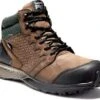 Timberland Pro Boots: Men's A1ZRC Brown Green Reaxion Composite Toe Waterproof Hiker -Men's Work Boots Store a1zrc l