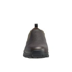 Avenger Shoes: Men's A7000 Flight Brown Alloy Toe Slip On Work Shoes -Men's Work Boots Store a7000 front 1024x1024 2x