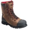 Avenger Boots: Men's A7556 Brown Composite Toe Hammer 8" Met Guard EH Waterproof Work Boot -Men's Work Boots Store a7556 1