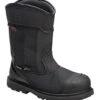 Avenger Boots: Men's A7801 Black Carbon Toe EH PR WP Wellington Boot
