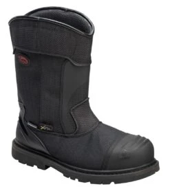 Avenger Boots: Men's A7801 Black Carbon Toe EH PR WP Wellington Boot