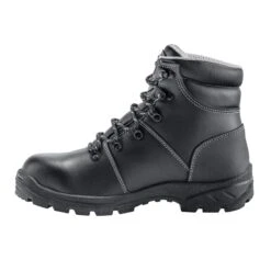Avenger Boots: Men's A8224 Black Steel Toe 6" Waterproof Builder EH Work Boot -Men's Work Boots Store a8224 8624 medial