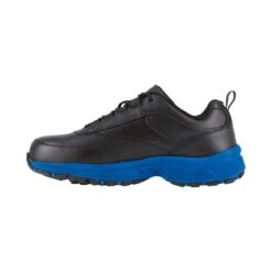 Reebok Shoes: Men's RB4830 Steel Toe Black/Blue EH Athletic Work Shoes -Men's Work Boots Store aewsrdtfgyuhij