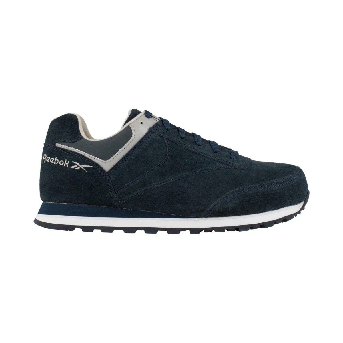 Reebok Shoes: Men's Navy RB1975 Leelap EH Steel Toe Retro Jogger Oxford Shoes 4 Reebok Shoes: Men's Navy RB1975 Leelap EH Steel Toe Retro Jogger Oxford Shoes - Image 2