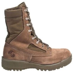 Belleville Boots: Men's 590 USMC USA-Made Brown Hot Weather Combat Boots -Men's Work Boots Store belleville 590 o 01