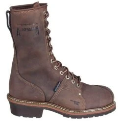 Carolina Boots: Men's Waterproof EH CA904 Linesman Vibram Boots -Men's Work Boots Store ca1904 carolinao 01